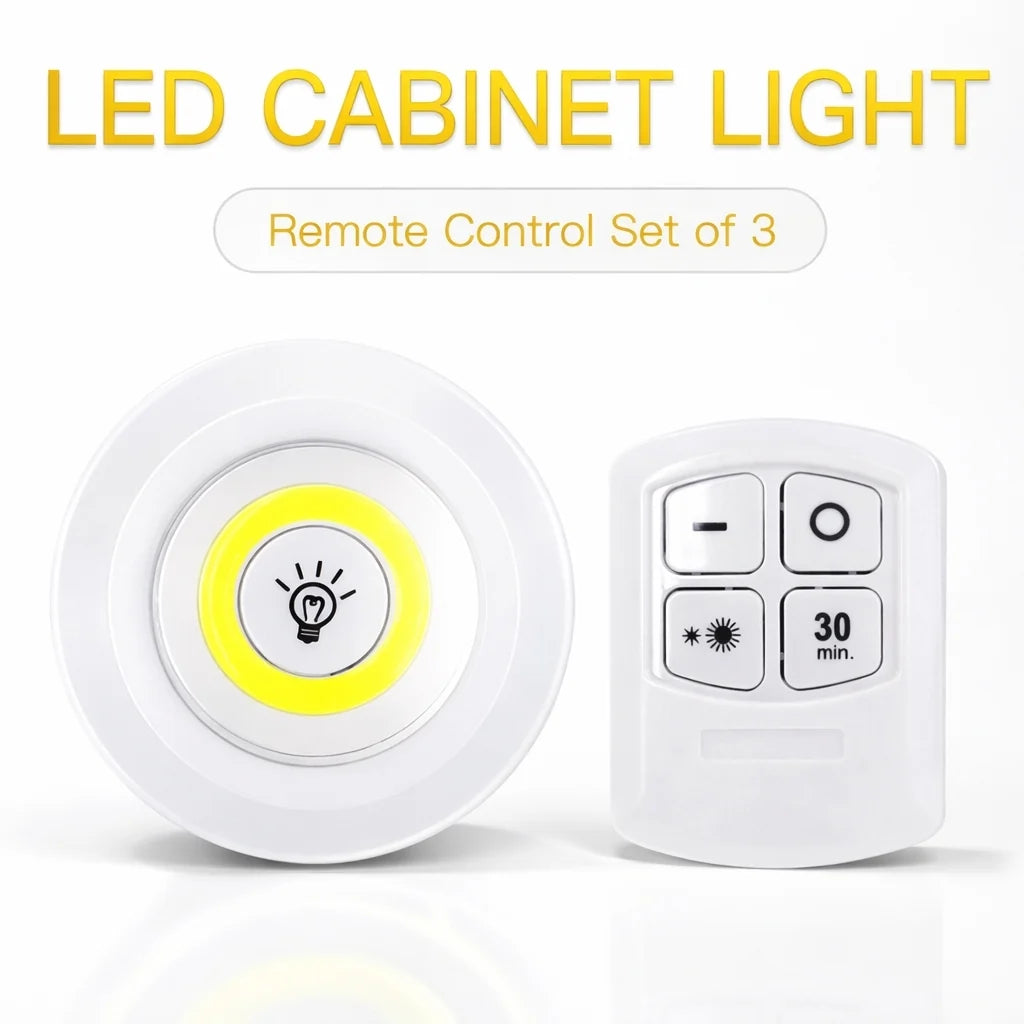 Set of 3 Remote control lights