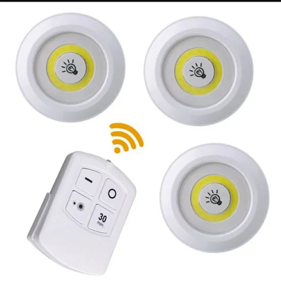 Set of 3 Remote control lights