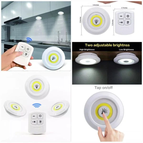 Set of 3 Remote control lights